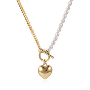 Ladies 14K Real Gold European And American Temperament Female Retro Clavicle Chain