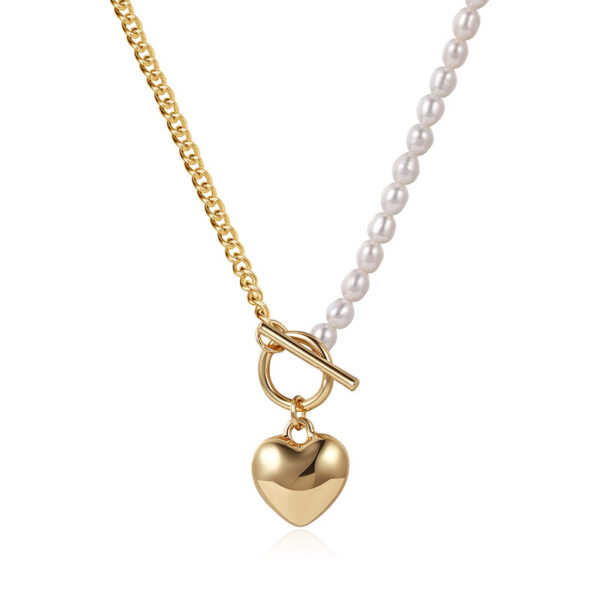 Ladies 14K Real Gold European And American Temperament Female Retro Clavicle Chain