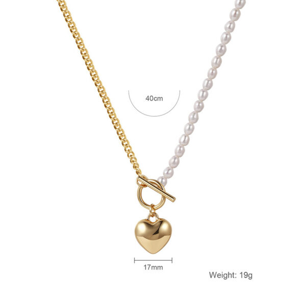 Ladies 14K Real Gold European And American Temperament Female Retro Clavicle Chain - Image 5