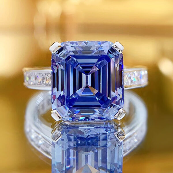 High Carbon Diamond Female European And American Style Fashion Ring - Image 9