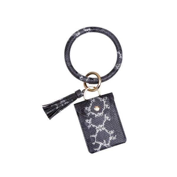 European And American PU Wrist Keychain Pendant - Image 6
