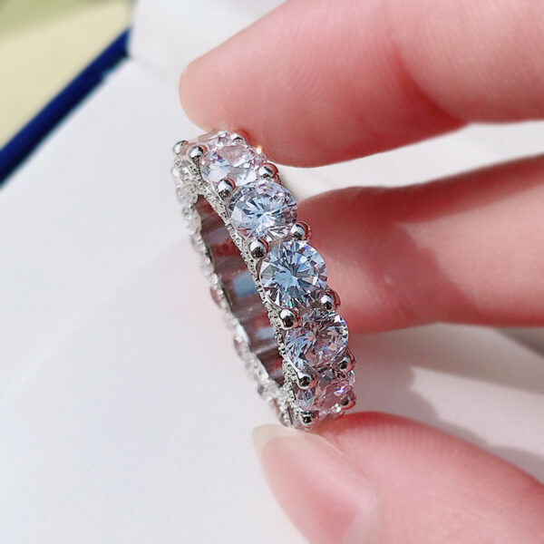 High Carbon Diamond Ring Female Moissanite
