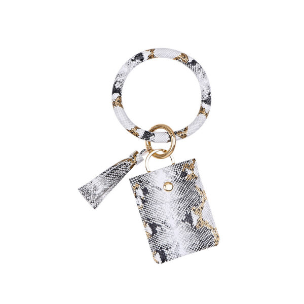 European And American PU Wrist Keychain Pendant - Image 3